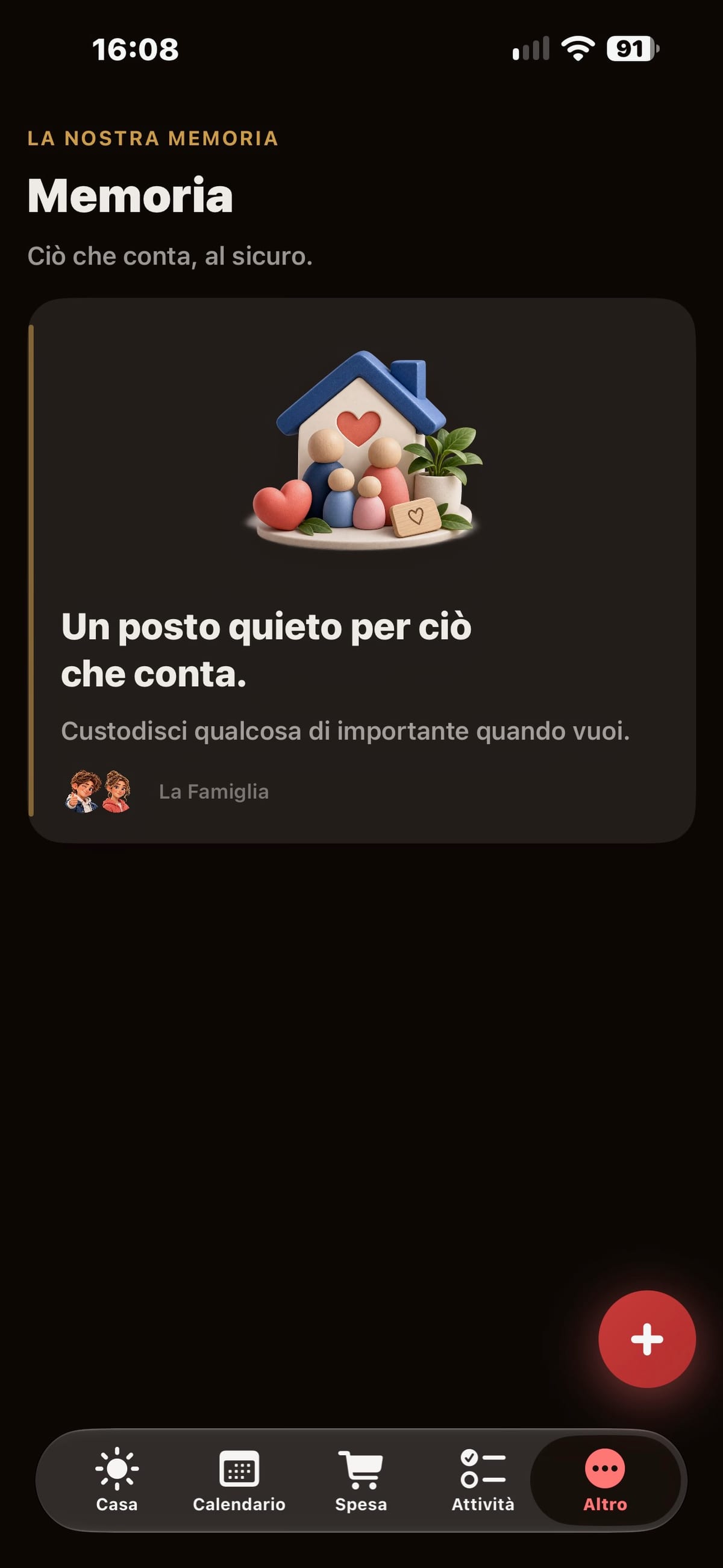 Family Plus — Memoria (Family Memory) su iPhone
