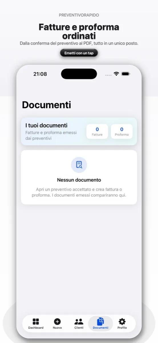 Screenshot 3 di PreventivoRapido PRO